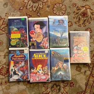 Disney Sealed VHS Collection